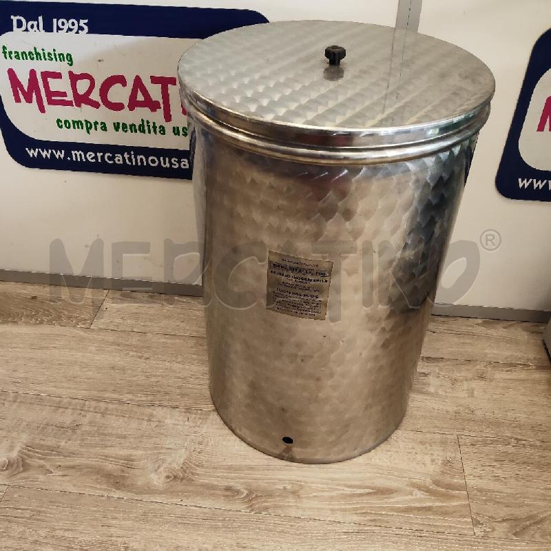 BOTTE IN ACCIAIO INOSSIDABILE NUOVA 100LT | Mercatino dell'Usato Rivarolo canavese 1