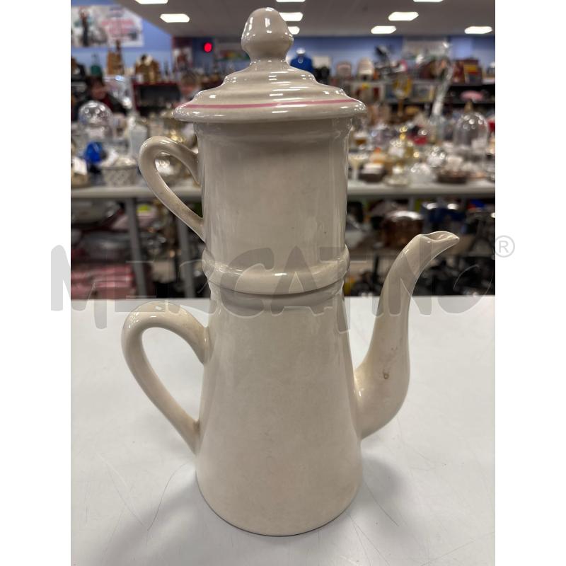 CAFFETTIERA CERAMICA MADE IN FRANCE LML FIORI  | Mercatino dell'Usato Rivarolo canavese 2