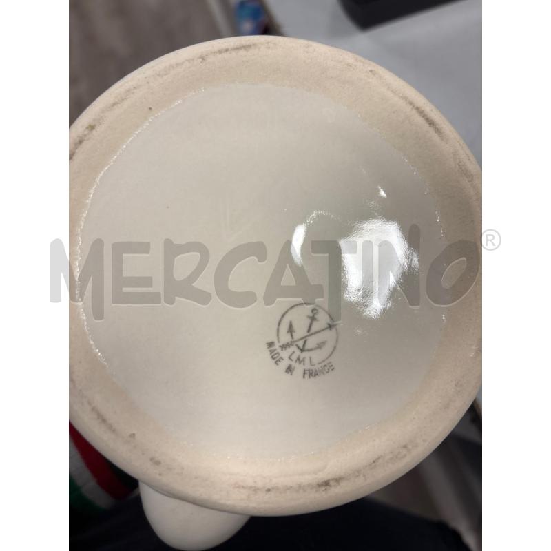 CAFFETTIERA CERAMICA MADE IN FRANCE LML FIORI  | Mercatino dell'Usato Rivarolo canavese 4