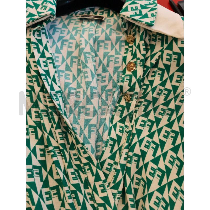 CAMICIA/BODY ELISABETTA FRANCHI BNC VERDE | Mercatino dell'Usato Rivarolo canavese 2