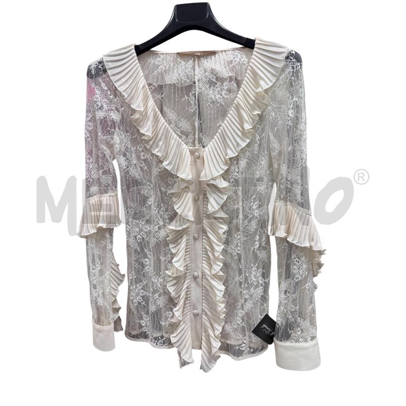 CAMICIA D BABYLON PIZZO CREMA VELATA | Mercatino dell'Usato Rivarolo canavese 1