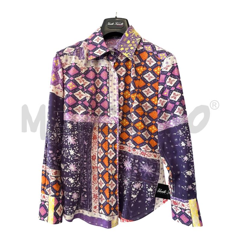 CAMICIA D ETRO VIOLA ARANCIO FUCSIA | Mercatino dell'Usato Rivarolo canavese 1