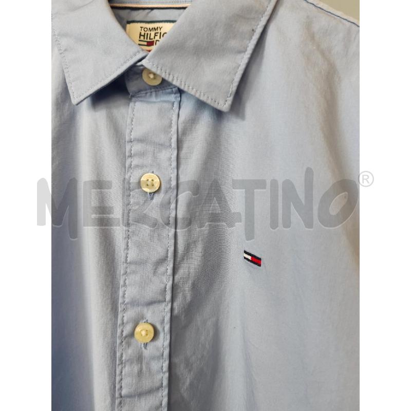 CAMICIA U TOMMY HILFIGER CELESTE | Mercatino dell'Usato Rivarolo canavese 2