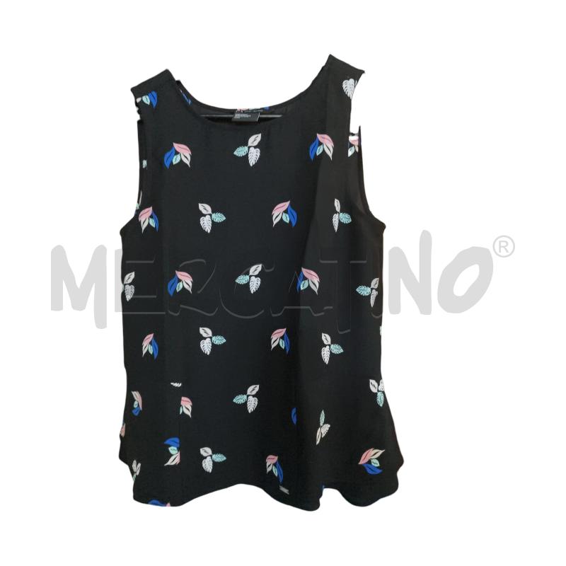 CANOTTA D ARMANI EXCHANGE NERA FOGLIE | Mercatino dell'Usato Rivarolo canavese 1