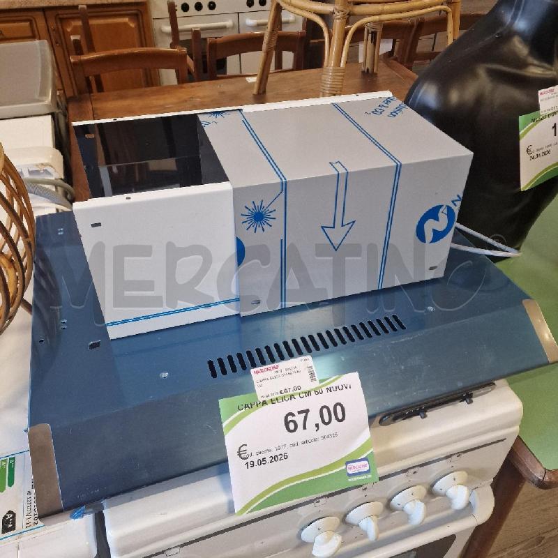CAPPA ELICA CM 60 NUOVA | Mercatino dell'Usato Rivarolo canavese 1