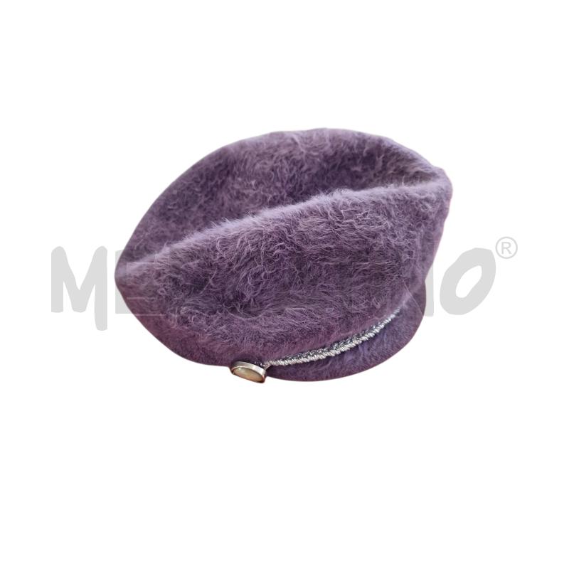 CAPPELLO D MARZI FIRENZE CONIGLIO/LANA VIOLA  | Mercatino dell'Usato Rivarolo canavese 1