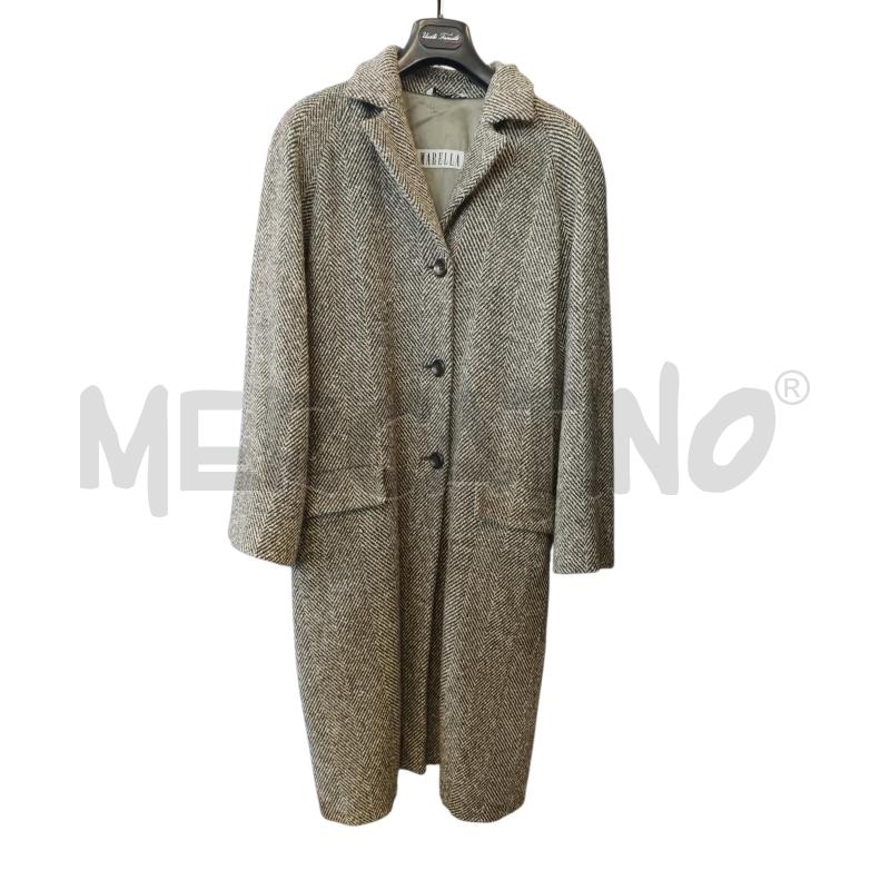 CAPPOTTO D MARELLA ZPIGATO BNC NERO LANA ANGORA CACHEMIRE | Mercatino dell'Usato Rivarolo canavese 1