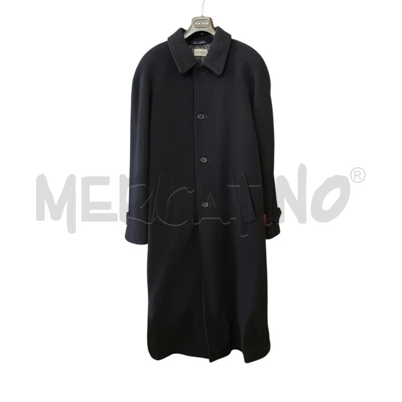 CAPPOTTO U HOOKER MISTO LANA CACHEMIRE BLU NOTTE | Mercatino dell'Usato Rivarolo canavese 1