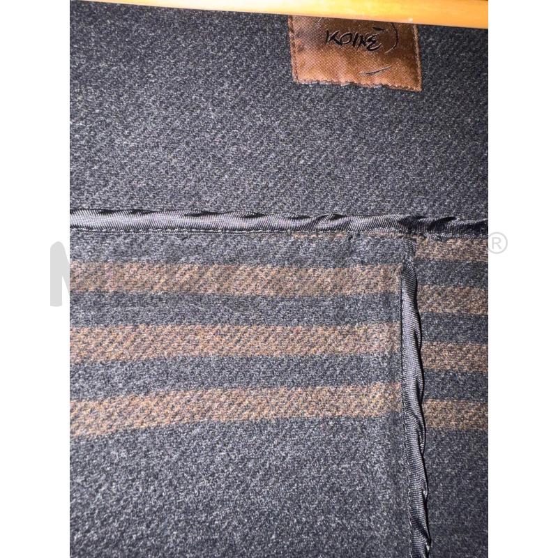CAPPOTTO U KOINÈ LANA NERO INTERNO RIGHE MARR | Mercatino dell'Usato Rivarolo canavese 2