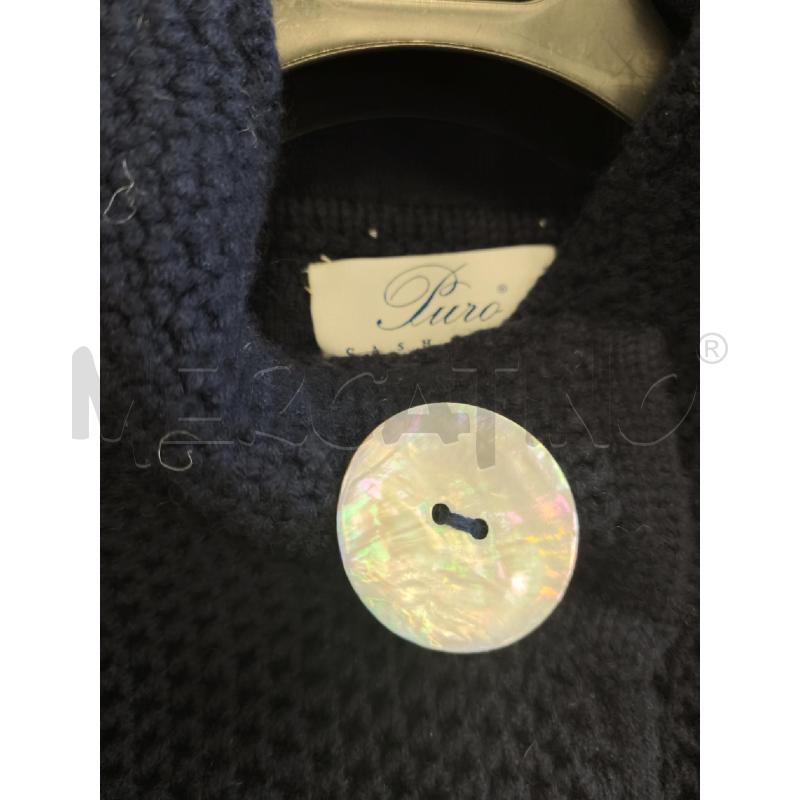 CARDIGAN D PUROCASHMERE BLU NIDO D'APE | Mercatino dell'Usato Rivarolo canavese 2