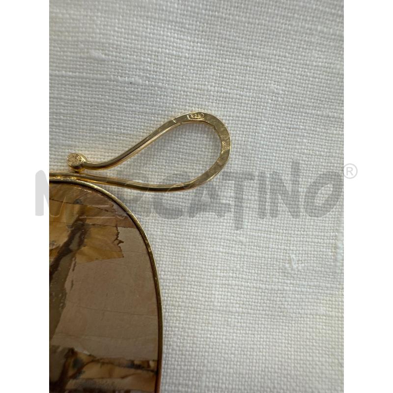 CIONDOLO PIETRA PAESINA CH AG DORATO | Mercatino dell'Usato Rivarolo canavese 3