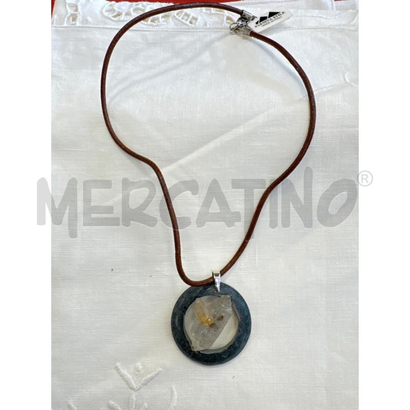 COLLANA AG CRISTALLO QUARZO  | Mercatino dell'Usato Rivarolo canavese 1