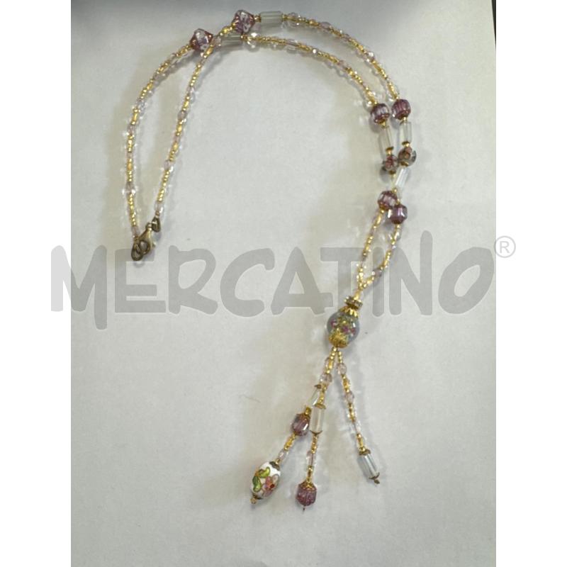COLLANA AG PIETRA VETRO  | Mercatino dell'Usato Rivarolo canavese 1