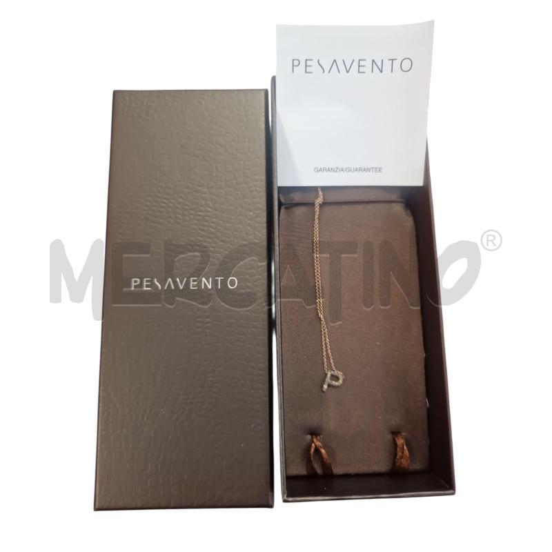 COLLANA PESAVENTO AG ROSATO LETTERA P | Mercatino dell'Usato Rivarolo canavese 1