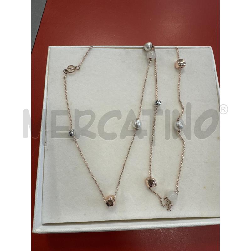 COLLANA ZOPPINI PERLINE CATENA DORATA | Mercatino dell'Usato Rivarolo canavese 1