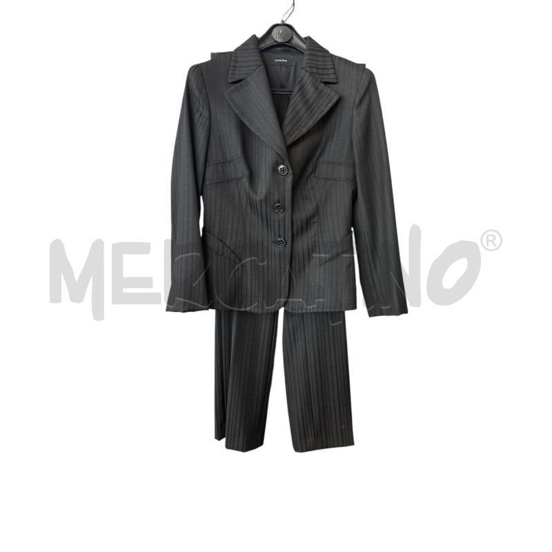 COMPLETO D CARACTERE NERO GESSATO SPIGATO | Mercatino dell'Usato Rivarolo canavese 1