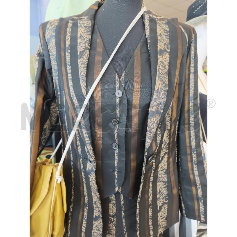 COMPLETO D GIORGIA NETTI RIGHE NERO/MARR/BEIGE | Mercatino dell'Usato Rivarolo canavese 2