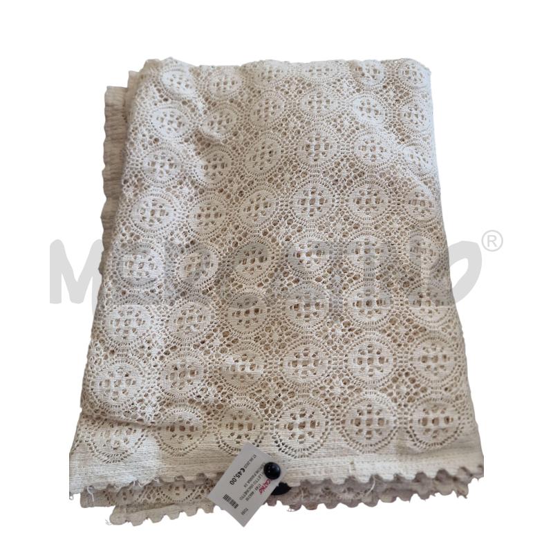 COPRI LETTO UNCINETTO CERCHI PANNA 3X2.30 CIRCA | Mercatino dell'Usato Rivarolo canavese 1