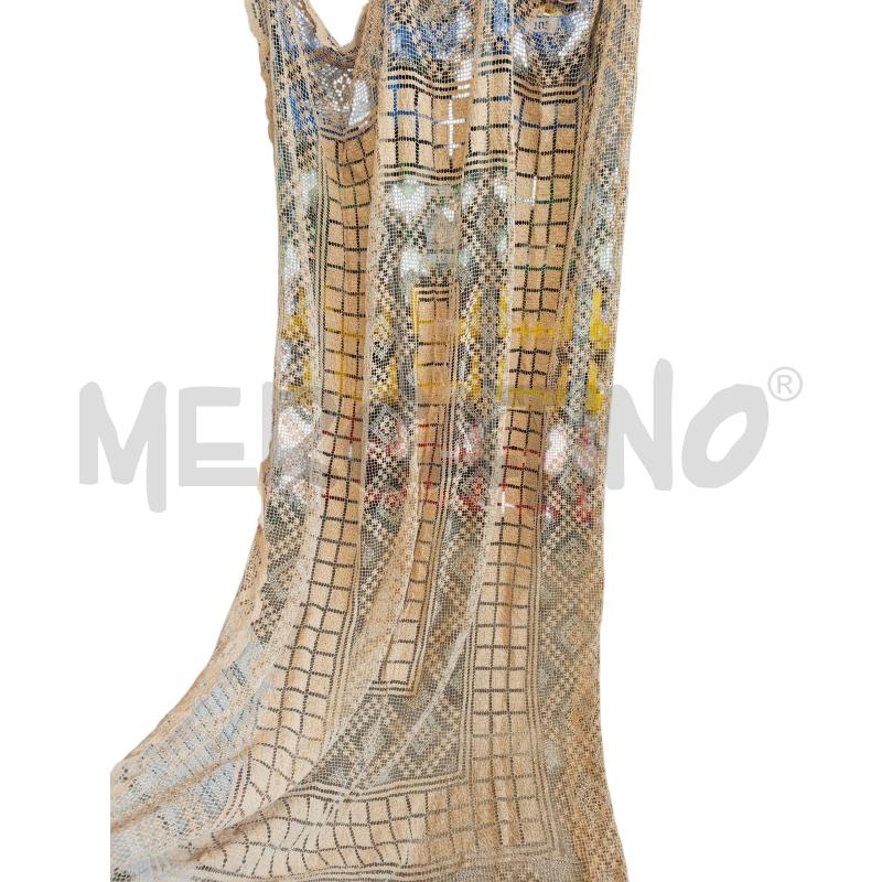 COPRI TAVOLO COTONE GREZZO SABBIA 175X270 CIRCA | Mercatino dell'Usato Rivarolo canavese 1