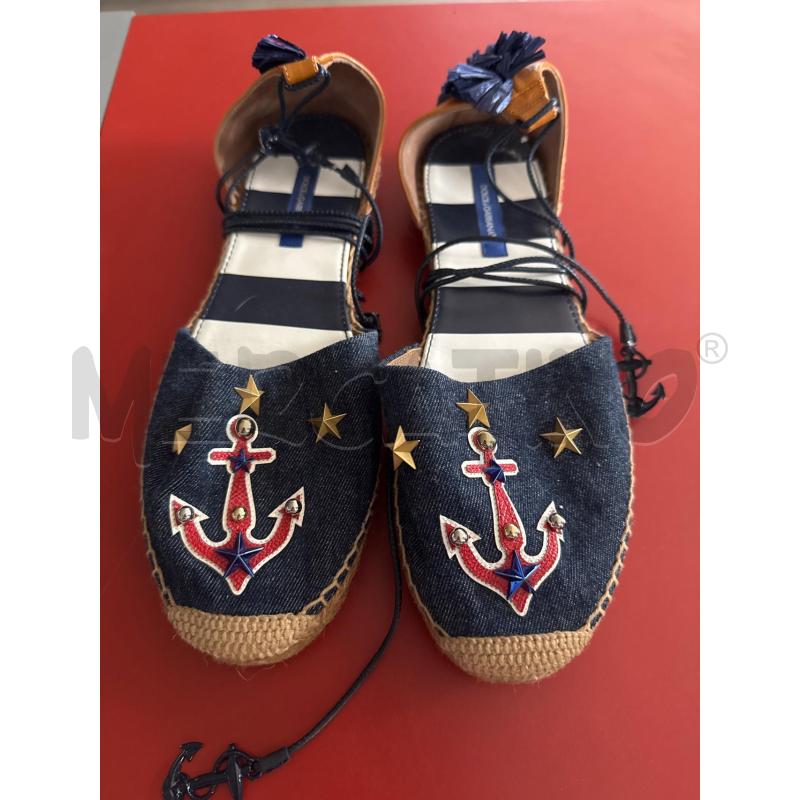ESPADRILLAS D DOLCE&GABBANA JEANS ANCORA | Mercatino dell'Usato Rivarolo canavese 1