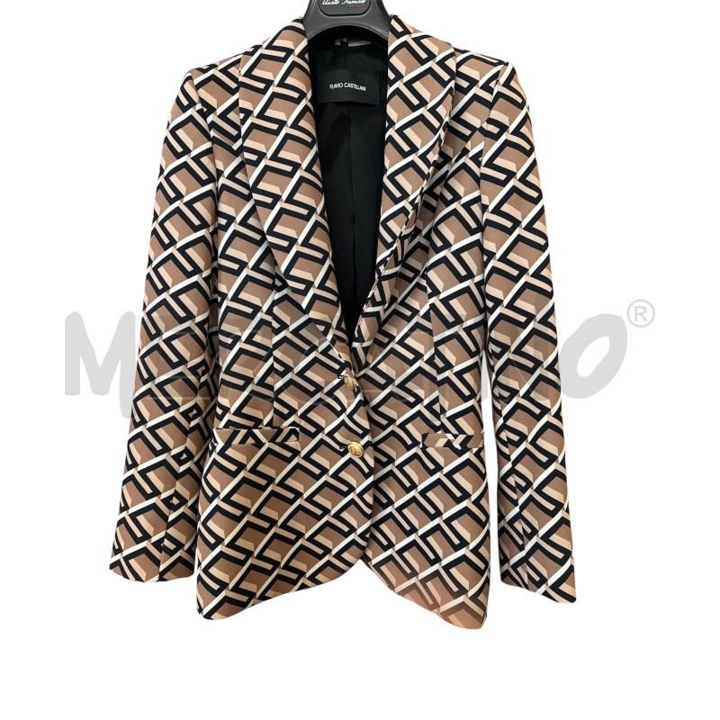 GIACCA D FLAVIO CASTELLANI MARR/BEIGE/NER/BNC | Mercatino dell'Usato Rivarolo canavese 1