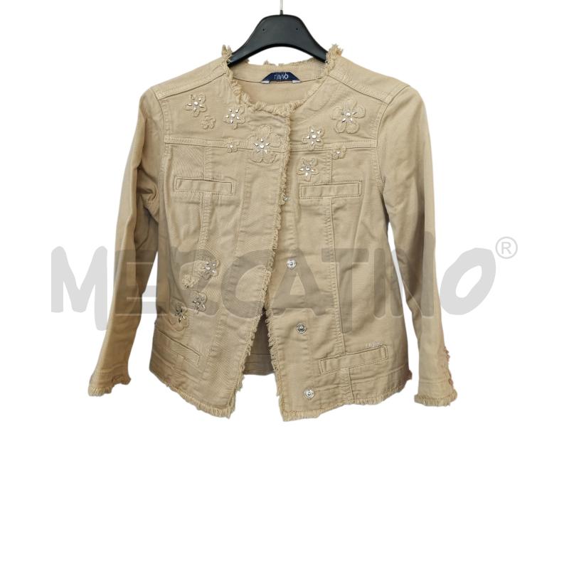GIACCA D LIU JO BEIGE FIORELLINI | Mercatino dell'Usato Rivarolo canavese 1