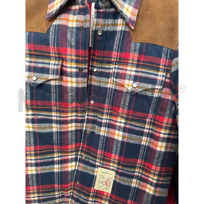 GIUBBOTTO D DSQUARED2 LANA/PELLE SCOZZESE | Mercatino dell'Usato Rivarolo canavese 3
