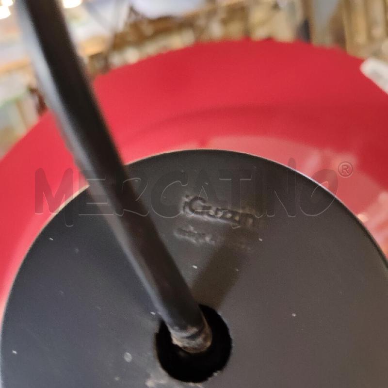 LAMPADARIO I GUZZINI ROSSO | Mercatino dell'Usato Rivarolo canavese 2