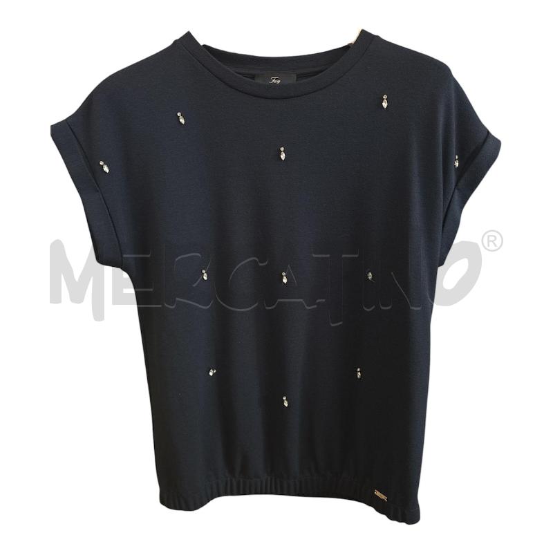 MAGLIA DO FAY BLU STRASS | Mercatino dell'Usato Rivarolo canavese 1