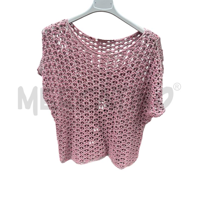 MAGLIA D FABIANA FILIPPI ROSA GRG FORATA | Mercatino dell'Usato Rivarolo canavese 1