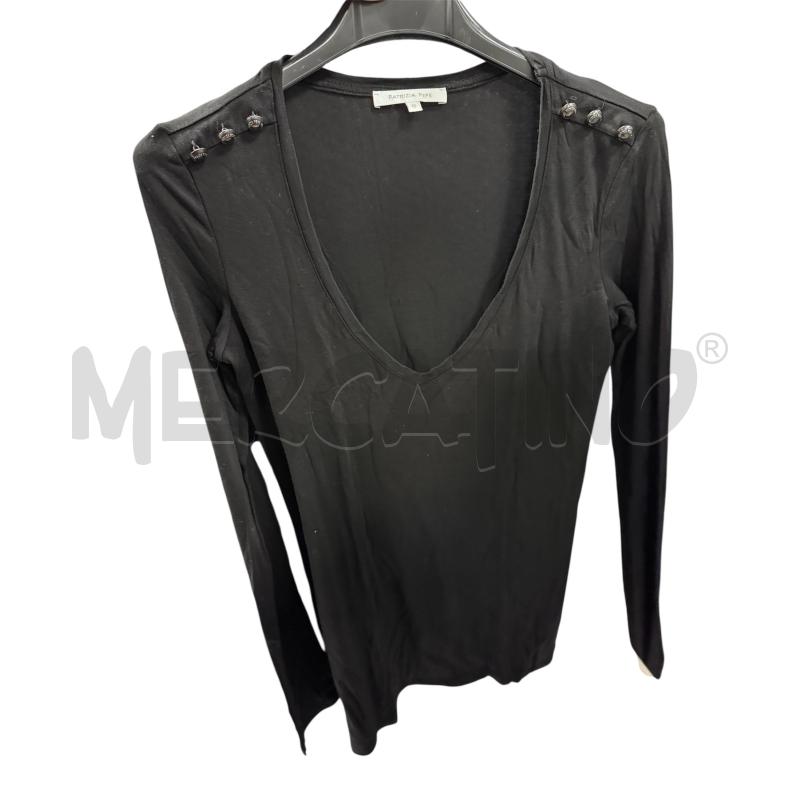 MAGLIA D PATRIZIA PEPE NERA SPALLE BOTTONI | Mercatino dell'Usato Rivarolo canavese 1
