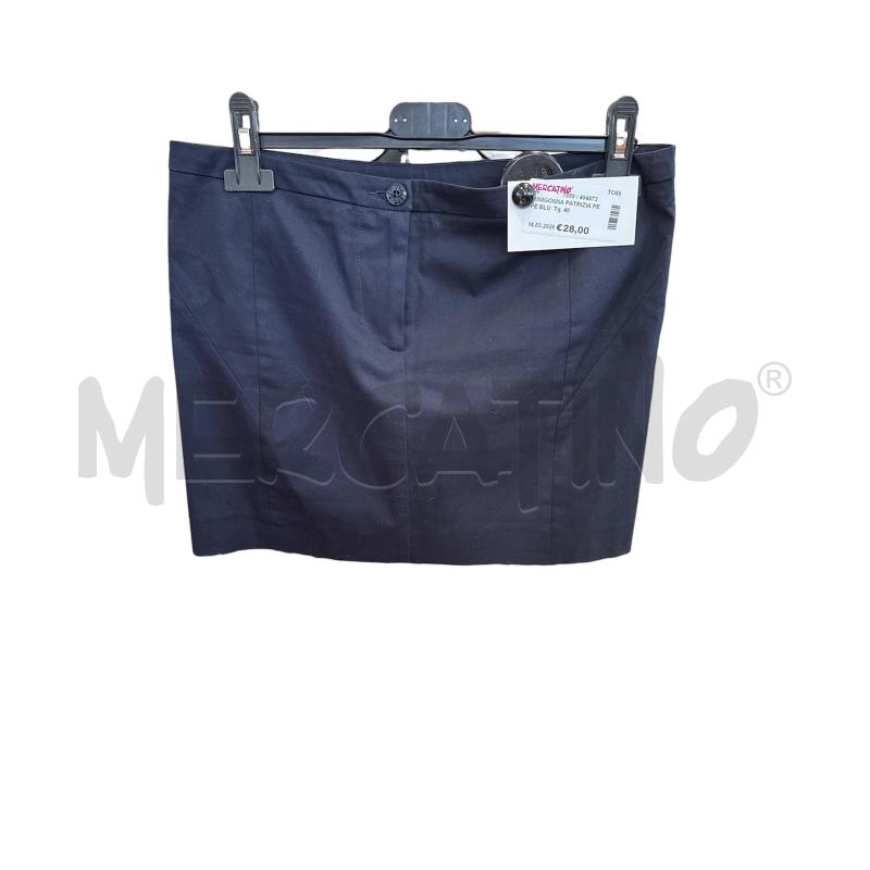 MINIGONNA PATRIZIA PEPE BLU | Mercatino dell'Usato Rivarolo canavese 1
