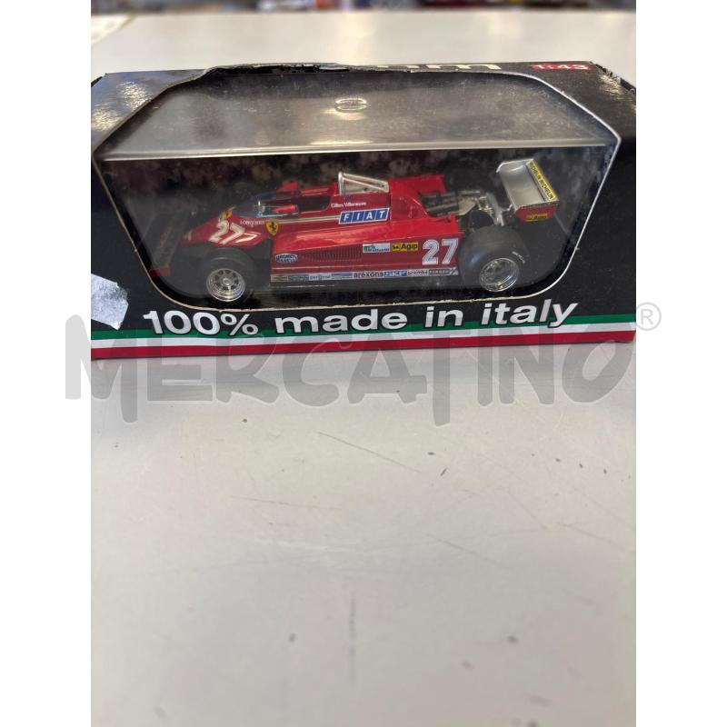 MODELLINO AUTO BRUMM FERRARI 126CK TURBO GILLES VILLENEUVE | Mercatino dell'Usato Rivarolo canavese 1