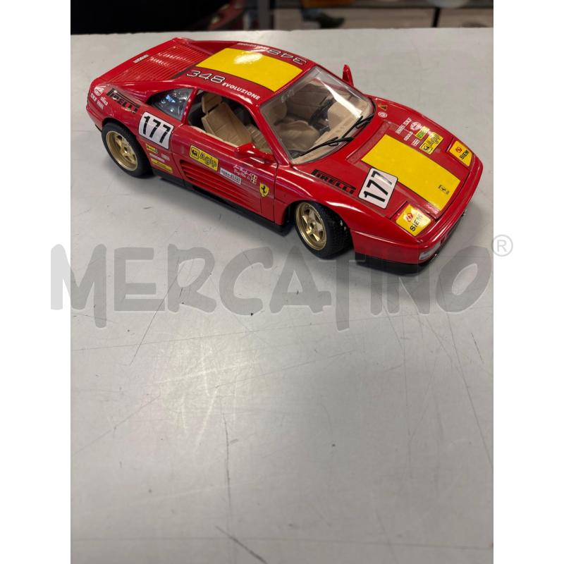 MODELLINO AUTO FERRARI 348TB SCALA 1/18 BURAGO | Mercatino dell'Usato Rivarolo canavese 1