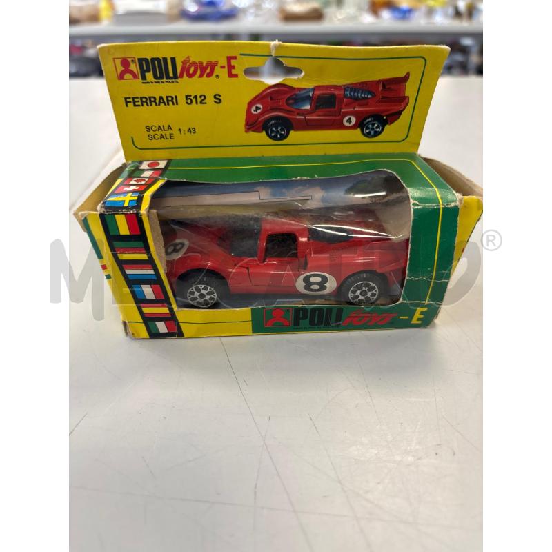 MODELLINO AUTO POLITOYS FERRARI 512 SCALA 1/43 | Mercatino dell'Usato Rivarolo canavese 1