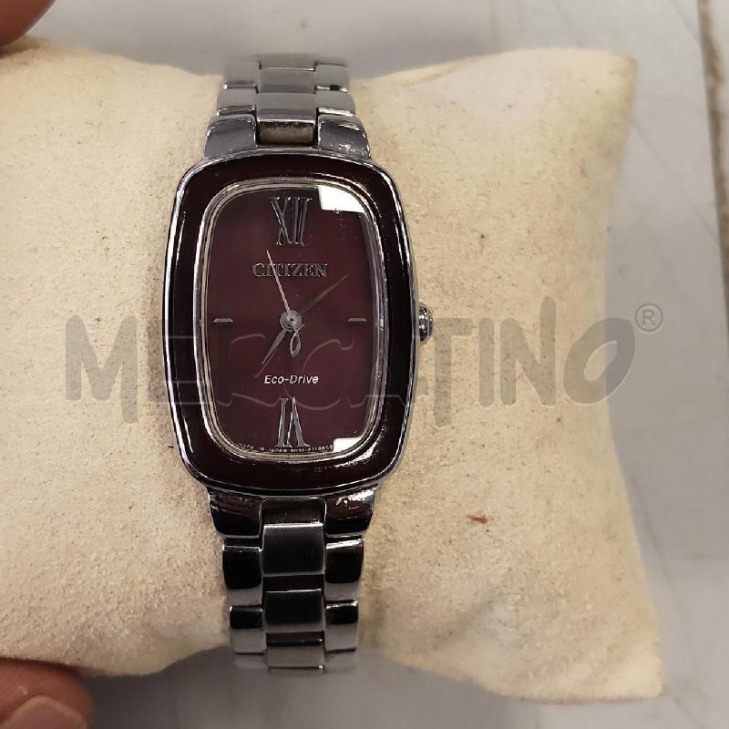 OROLOGIO DA POLSO CITIZEN ECO DRIVE QUADRANTE BORDEAUX | Mercatino dell'Usato Rivarolo canavese 1