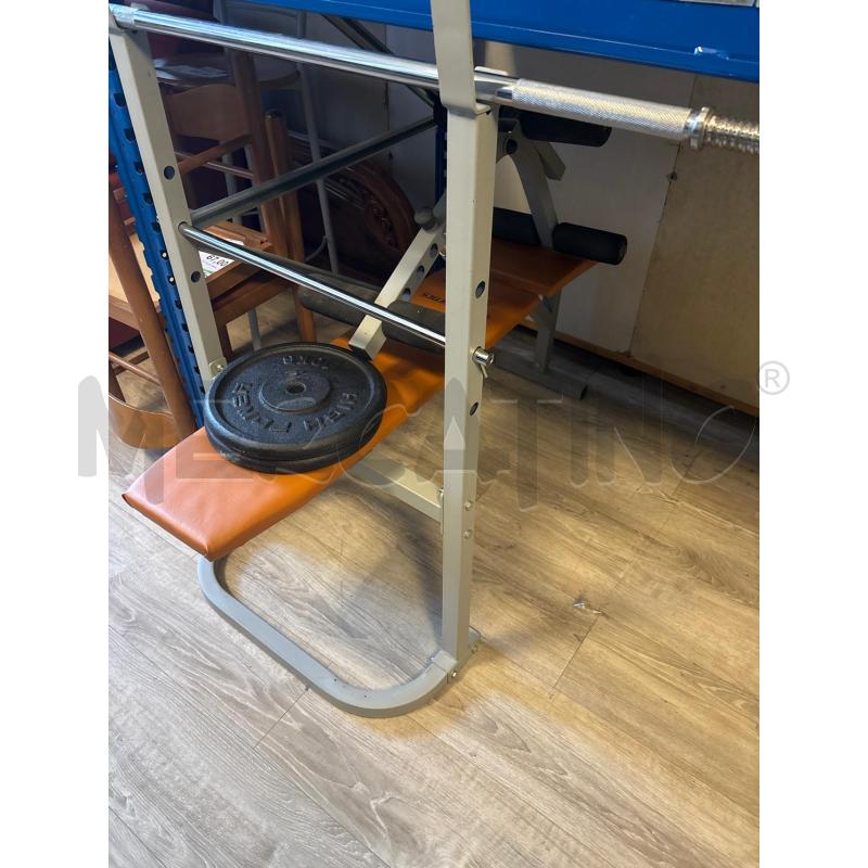 PANCA GINNICA CON BILANCERE + 2 PESI DA 10KG | Mercatino dell'Usato Rivarolo canavese 1