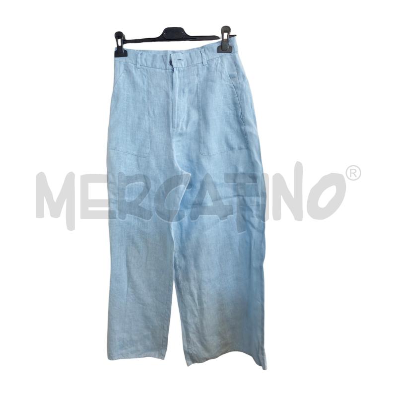 PANTALONE D EMME MARELLA CELESTE | Mercatino dell'Usato Rivarolo canavese 1
