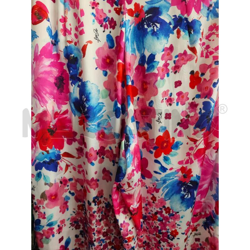 PANTALONE D LIU JO BNC FIORI ROSA BLU | Mercatino dell'Usato Rivarolo canavese 2