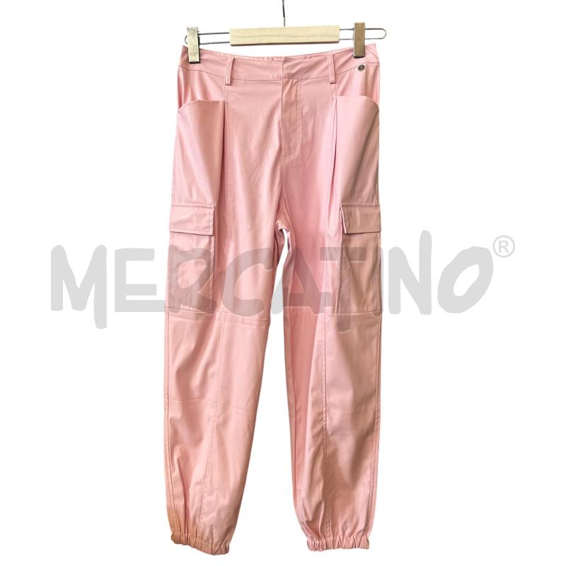 PANTALONE D LIU JO SIMILPELLE ROSA  | Mercatino dell'Usato Rivarolo canavese 1