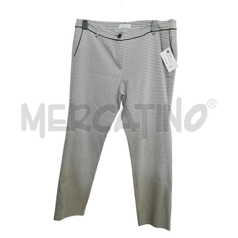 PANTALONE D MARELLA QUADRETTINI GRG NERO | Mercatino dell'Usato Rivarolo canavese 1