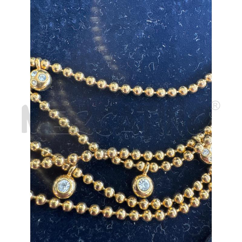 PARURE SWAROVSKI DORATA | Mercatino dell'Usato Rivarolo canavese 2