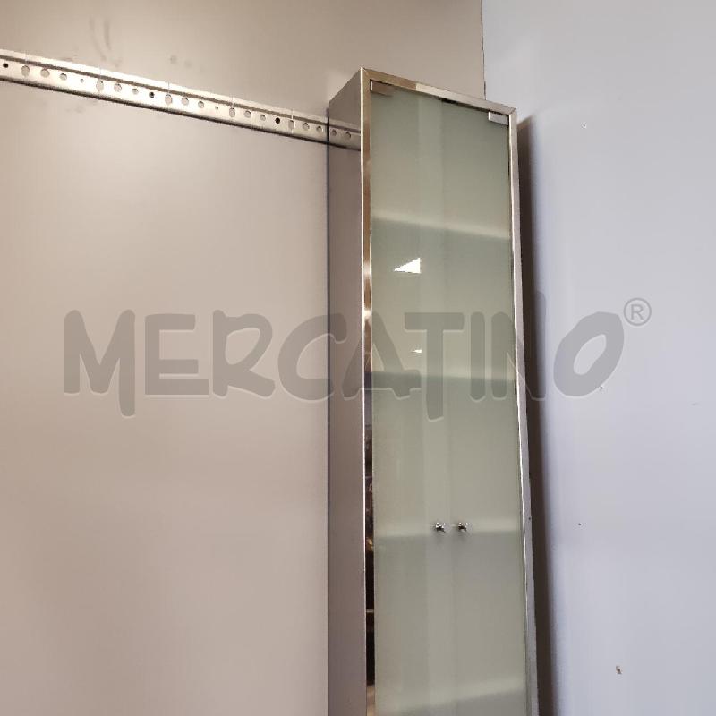 PENSILE BAGNO LINEA BETA ANTE VETRO STRUTTURA METALLO  | Mercatino dell'Usato Rivarolo canavese 1