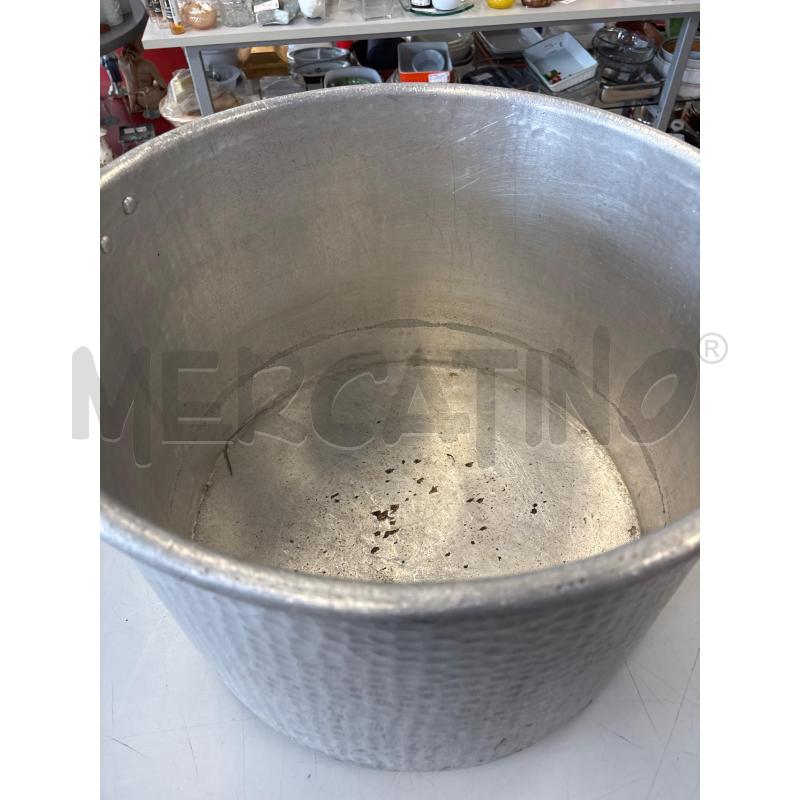 PENTOLONE ALLUMINIO MARTELLATO CON COPERCHIO | Mercatino dell'Usato Rivarolo canavese 2