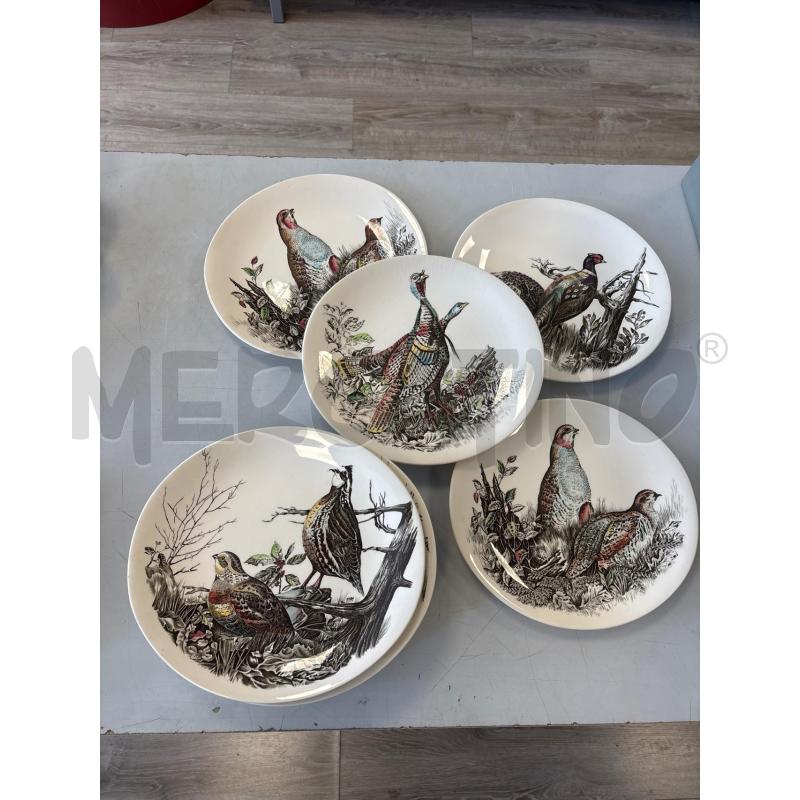 PIATTI PZ. 12 JOHNSON BROTHERS GEME BIRDS | Mercatino dell'Usato Rivarolo canavese 1