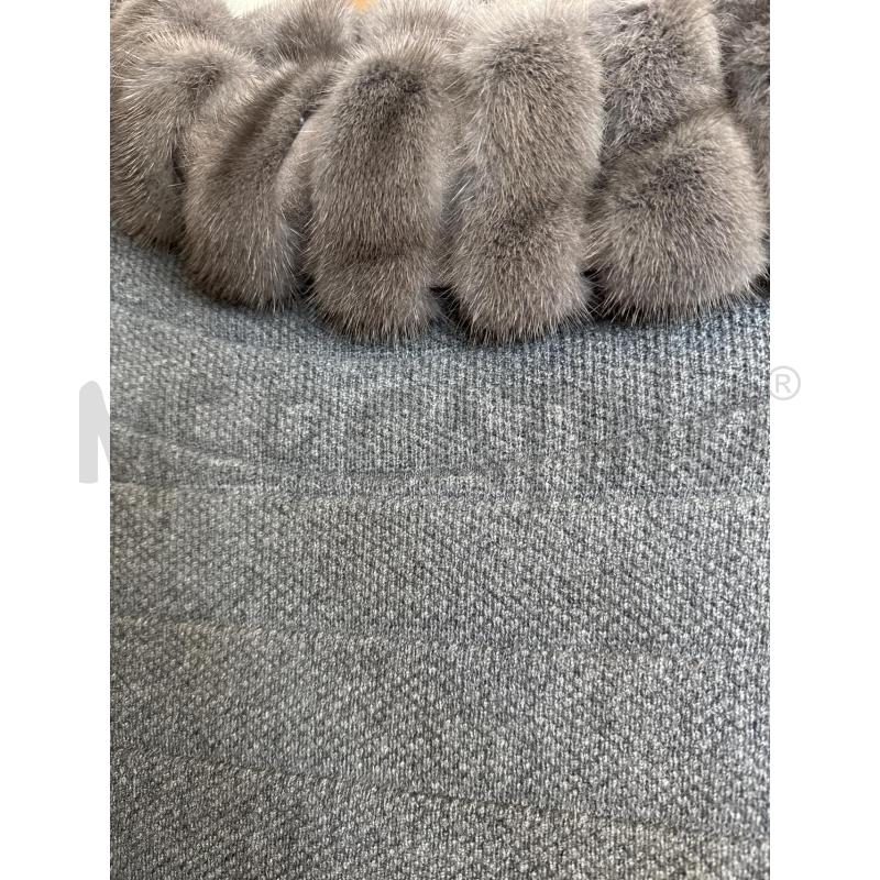 PONCHO D LANA E VISONE  | Mercatino dell'Usato Rivarolo canavese 2