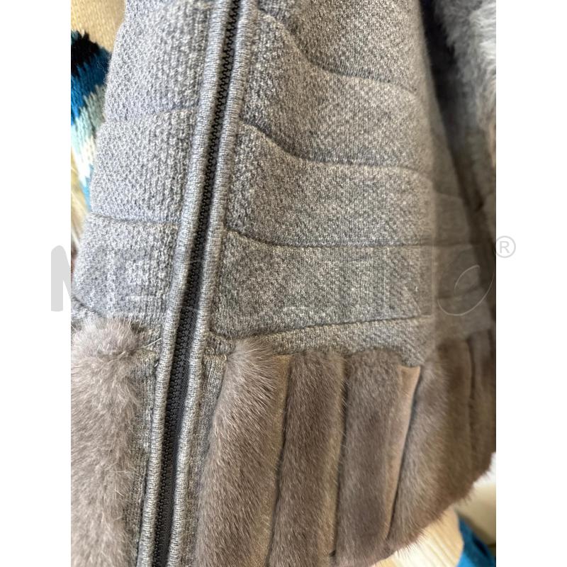 PONCHO D LANA E VISONE  | Mercatino dell'Usato Rivarolo canavese 3