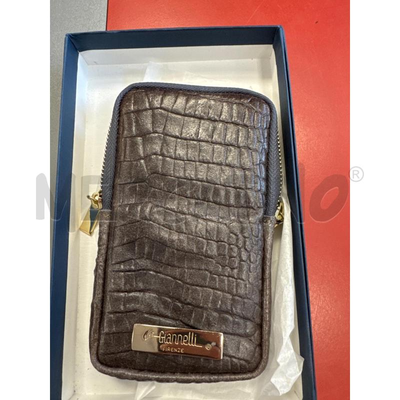 PORTA CELLULARE GIANNELLI PELLE COCCO GRG | Mercatino dell'Usato Rivarolo canavese 1