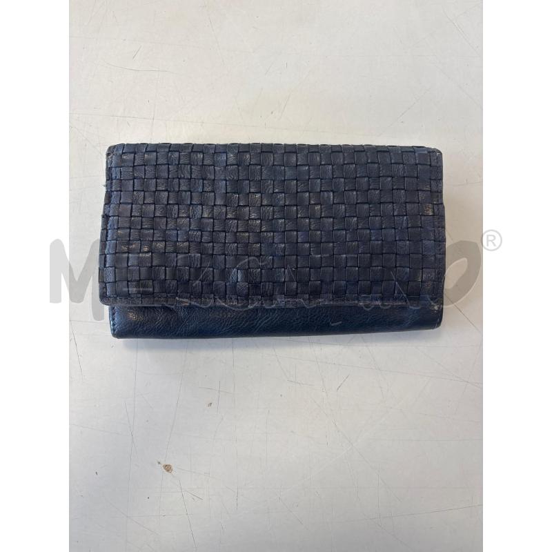 PORTA FOGLIO PELLE BLU CON TRACOLLA | Mercatino dell'Usato Rivarolo canavese 1