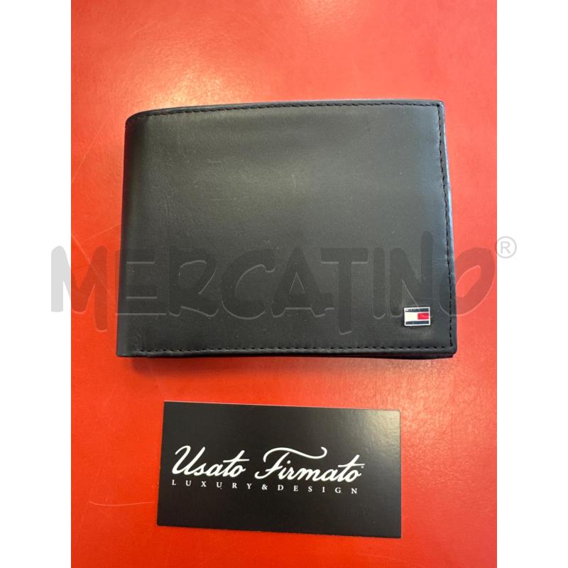 PORTA FOGLIO TOMMY HILFIGER PELLE NERO | Mercatino dell'Usato Rivarolo canavese 1